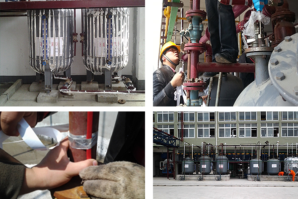 江蘇劍牌農化公司罐體、管道電伴熱保溫系統